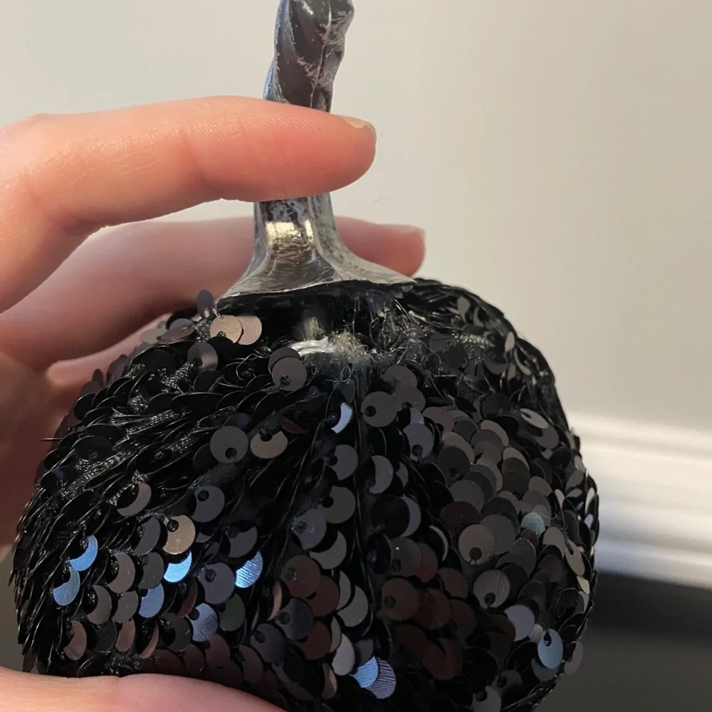 5 for $20: Target small sequin pumpkins